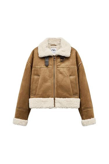 DOUBLE-FACED JACKET WITH CENTRAL ZIP