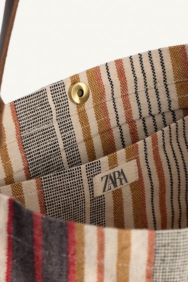 LIMITED EDITION LEATHER TOTE BAG - Multicoloured by Zara - Image 5