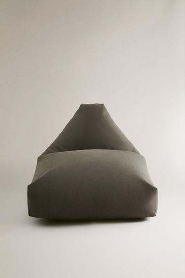 COTTON BEAN BAG CHAIR - Khaki by Zara - Image 0