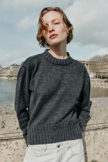 JERSEY PUNTO RIB - Gris vigoré de Zara