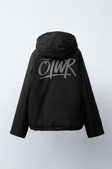 ZIPPED PUFFER JACKET - Black by Zara