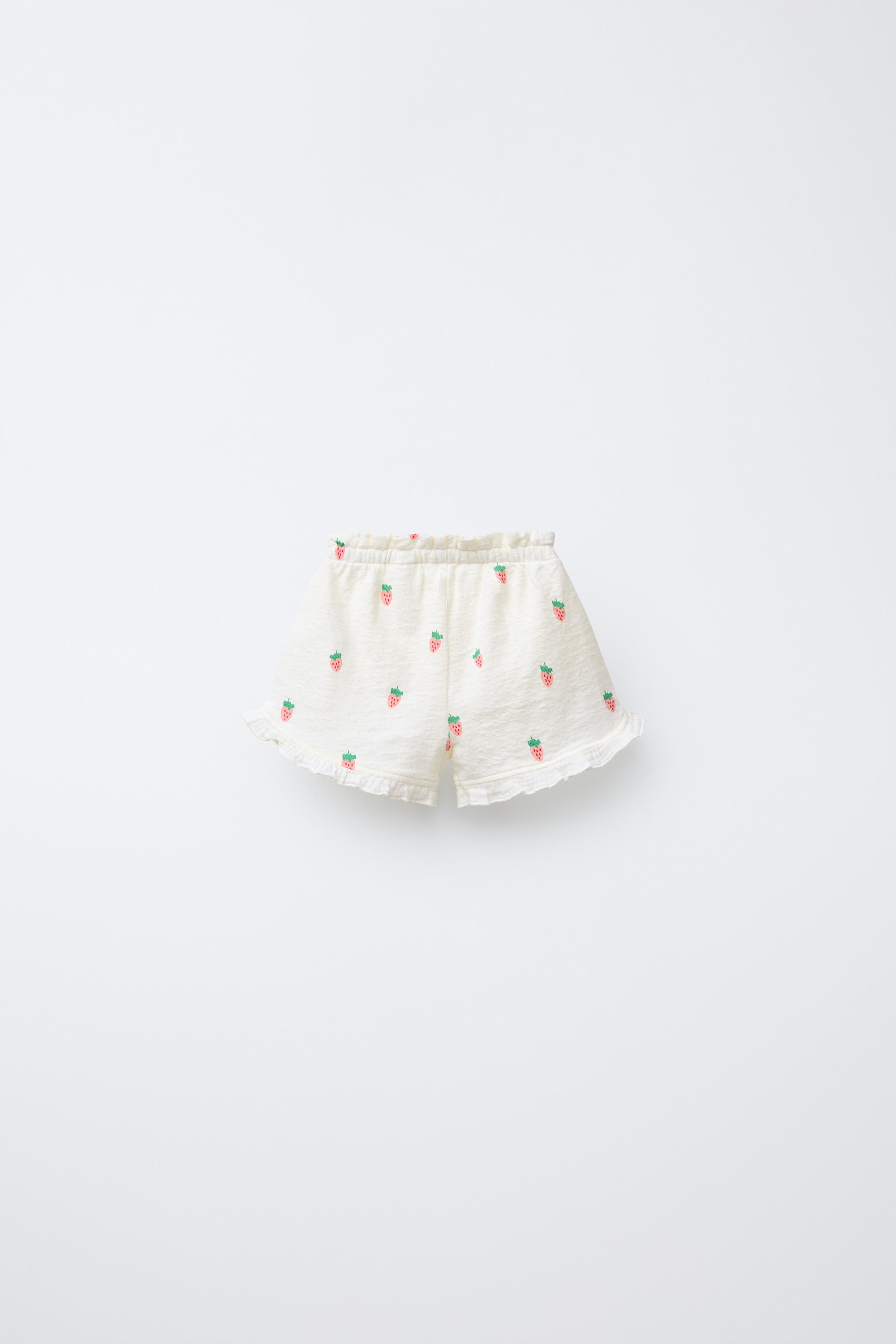 花柄デニムバミューダパンツ - ライトブルー | ZARA Japan / 日本