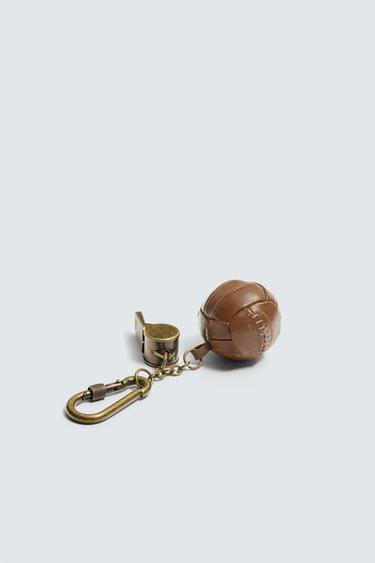 MULTI-CHARM KEYRING - Brown by Zara - Image 4