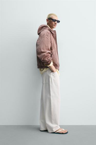 BLOUSON TECHNIQUE STRUCTURÉ - Gris taupe de Zara - Image 3