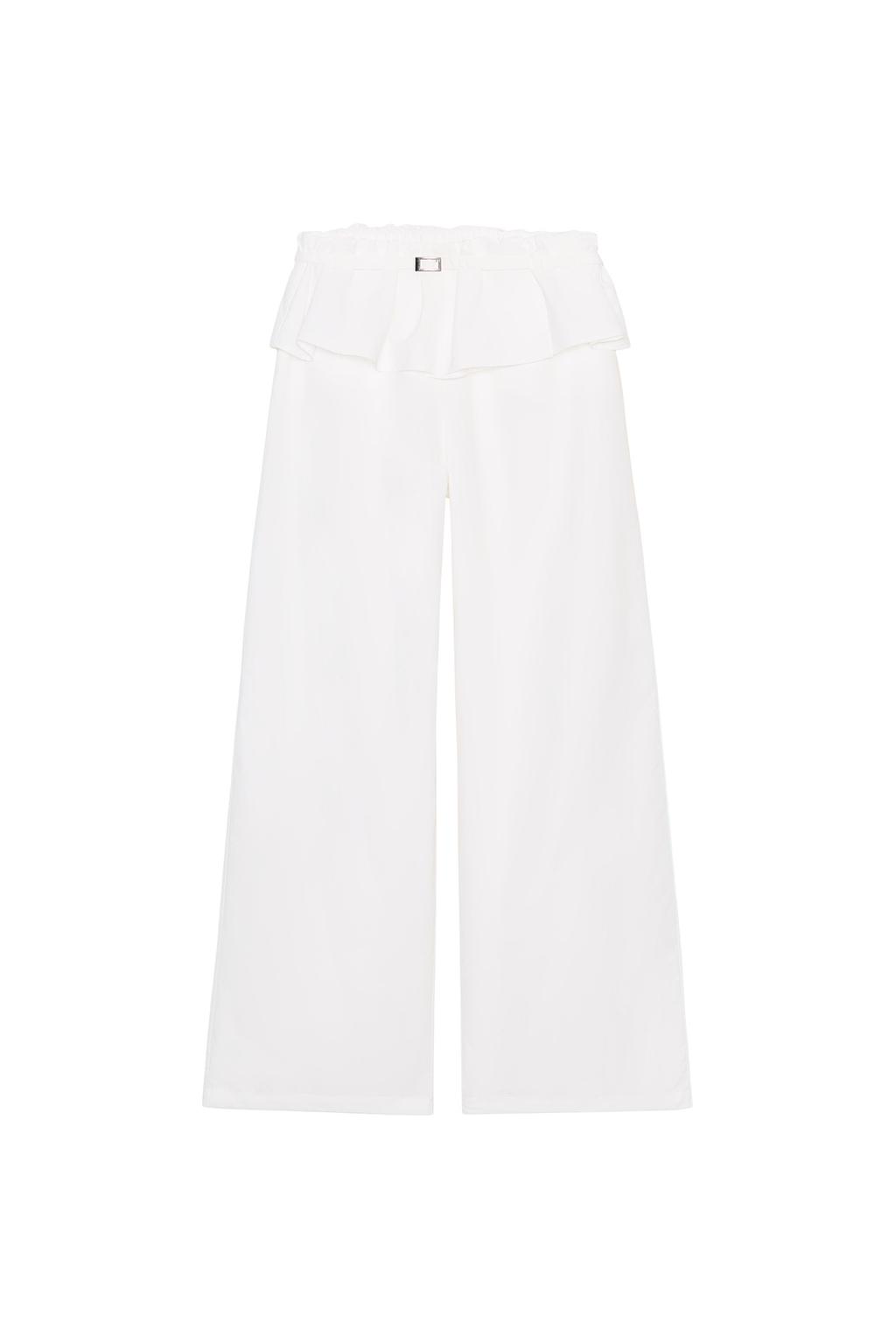 OVERLAPPING WAIST NYLON PANTS - image 3