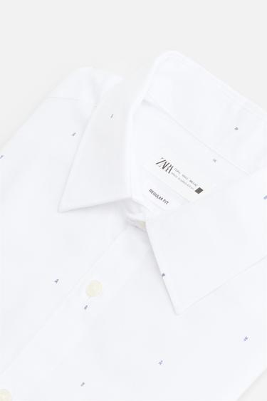 CHEMISE STRUCTURÉE EASY CARE - Imprimée de Zara - Image 9