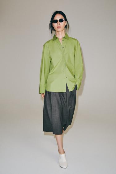 ՊՈՊԼԻՆ ՇԱՊԻԿ ZW COLLECTION - Կանաչ Zara-ից