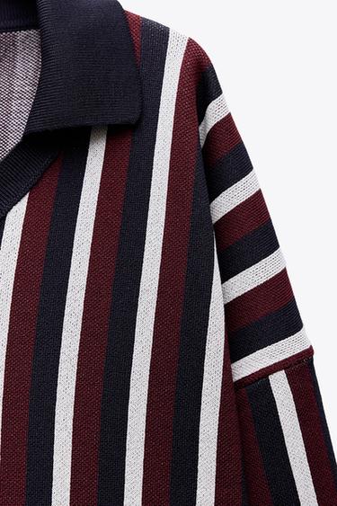 JERSEY POLO PUNTO RAYAS - Multicolor de Zara