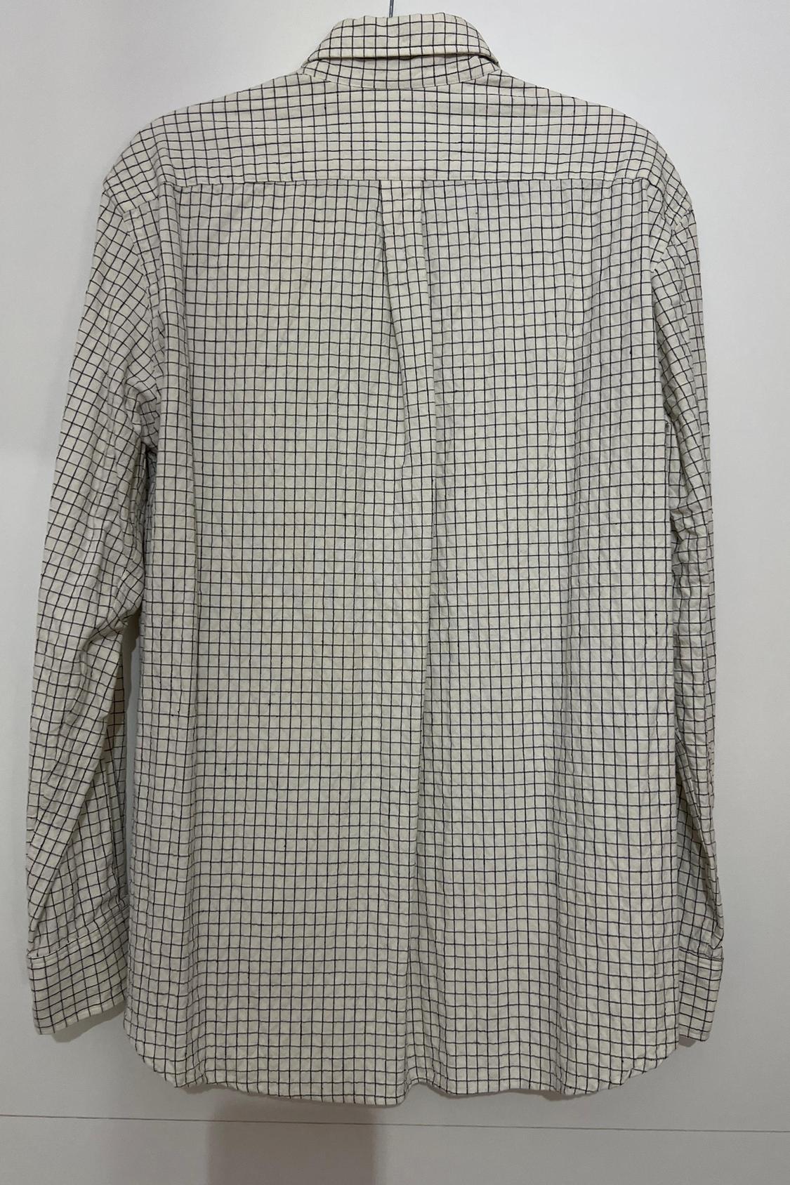 CREASED-EFFECT CHECK SHIRT - Image 3