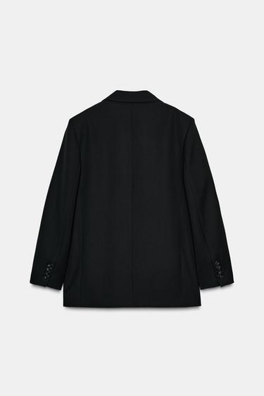 BLAZER CROISÉ OVERSIZE - Noir de Zara - Image 6