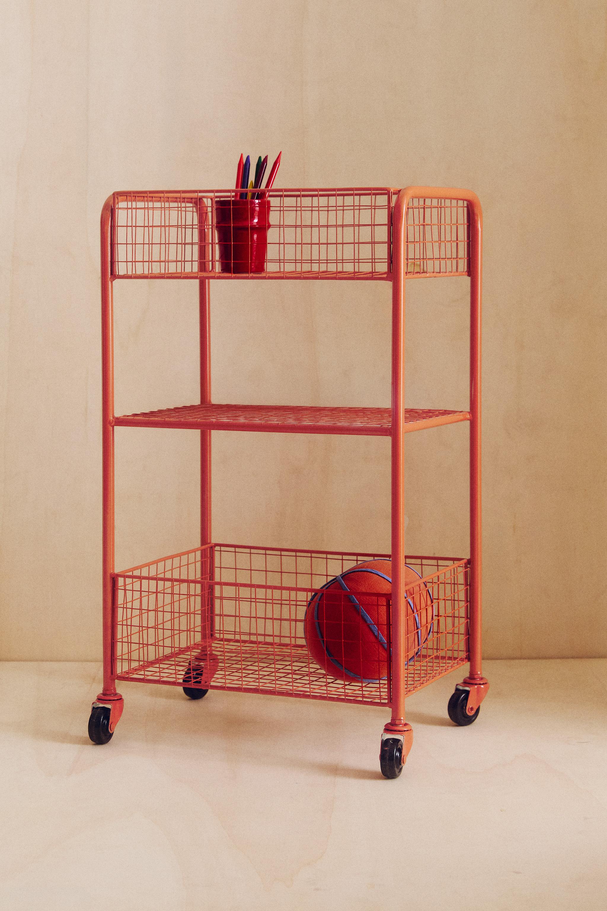 CHARIOT DE RANGEMENT ENFANT EN FER
