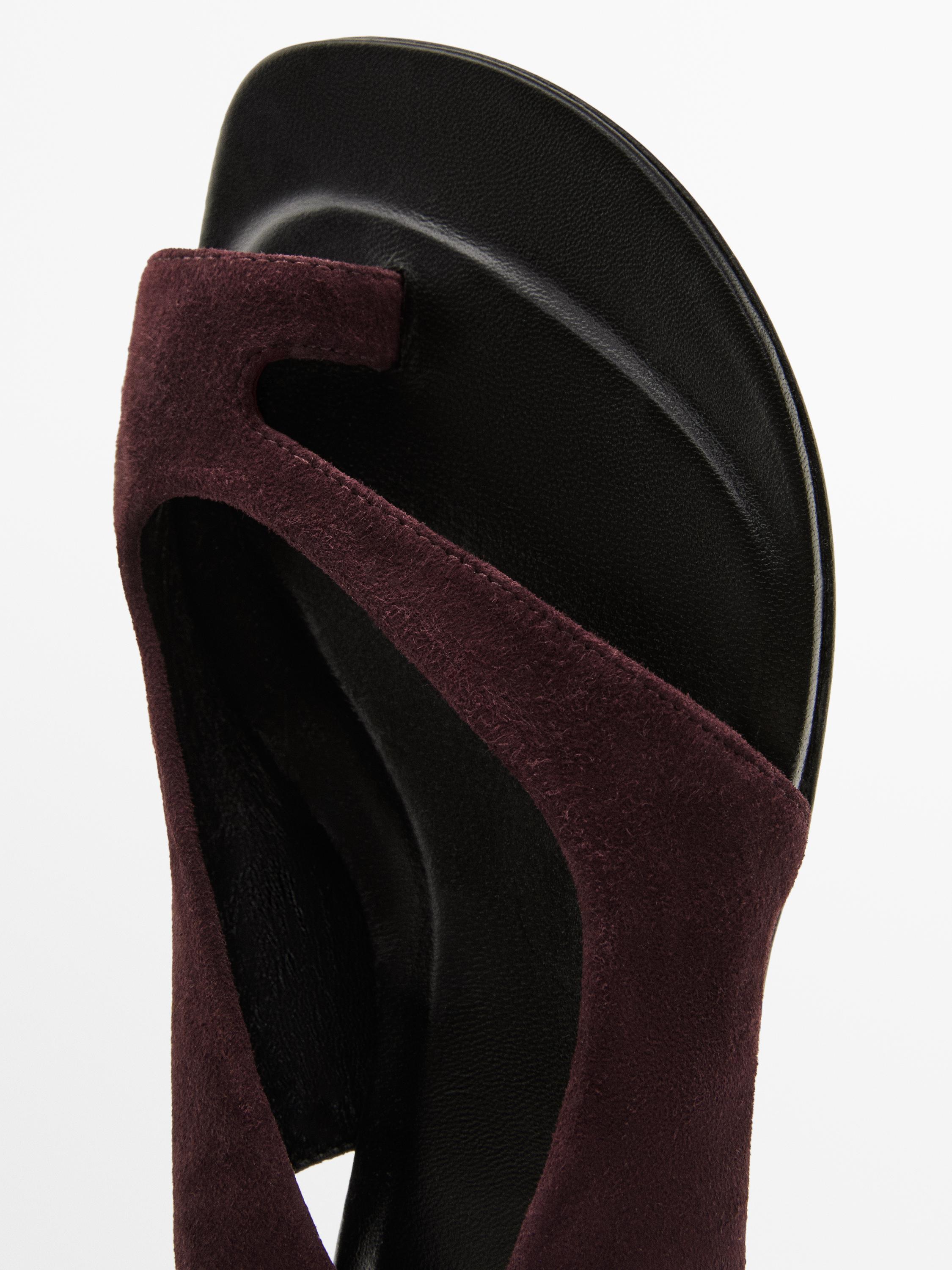 Flat toe divider sandals - STUDIO