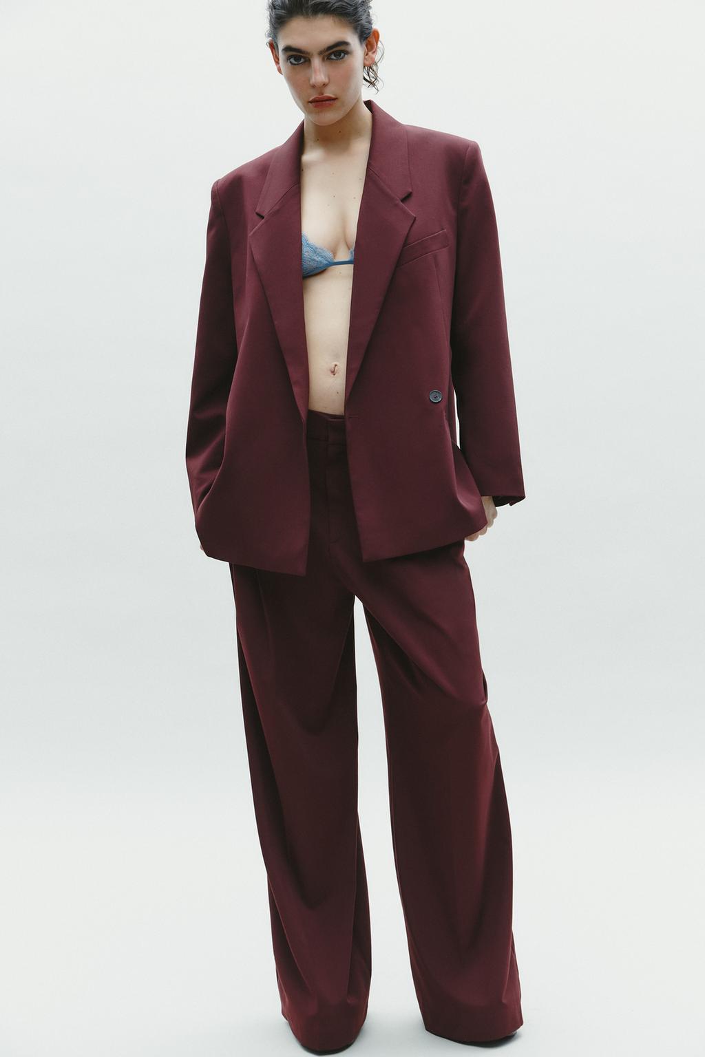 Thumbnail image for OVERSIZED DOUBLE-BREASTED BLAZER