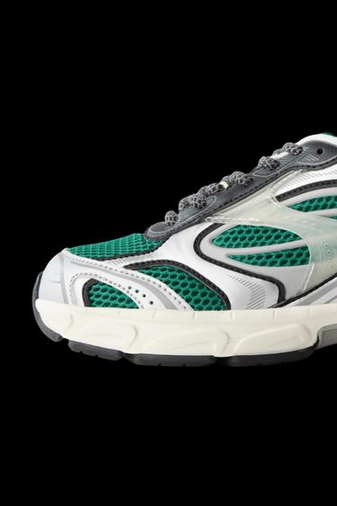 MESH TRAINERS - Green by Zara