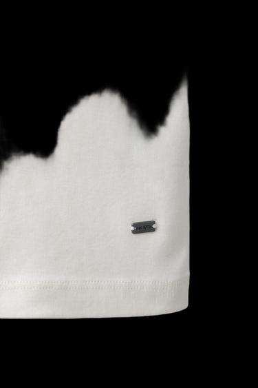 TOP MIT APPLIKATION - Cremefarben von Zara