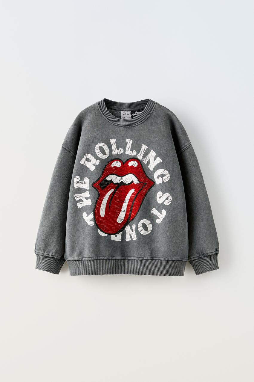 Official Rolling Stone Logo Sweatshirt: Modern Oversized Crewneck Gray -  Rolling Stone Shop