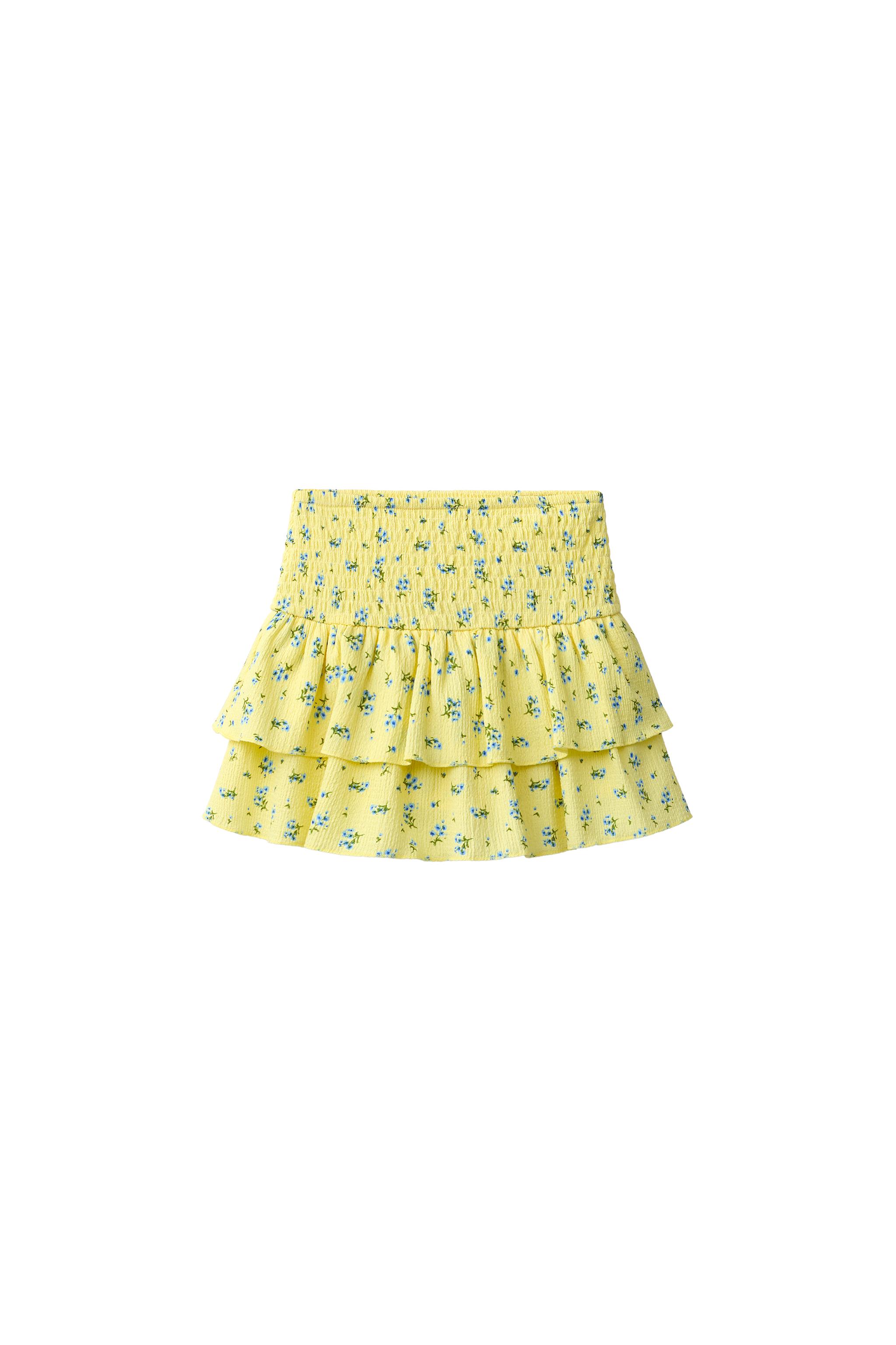 フラワーバミューダスコート - イエロー | ZARA Japan / 日本