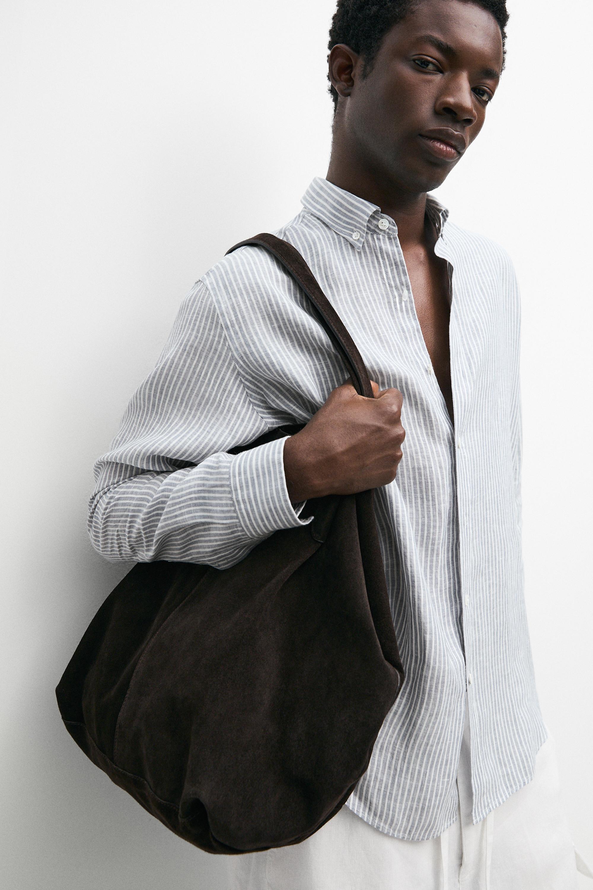 100% linen striped shirt