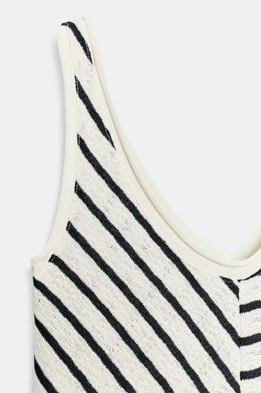 RUSTIC STRIPED DRESS - striped by Zara - Image 7