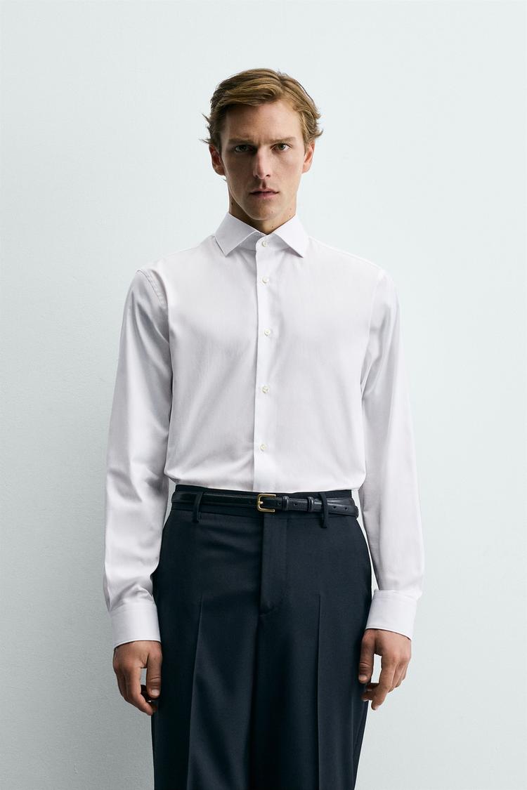 ZARA REGULAR FIT COTTON SHIRT