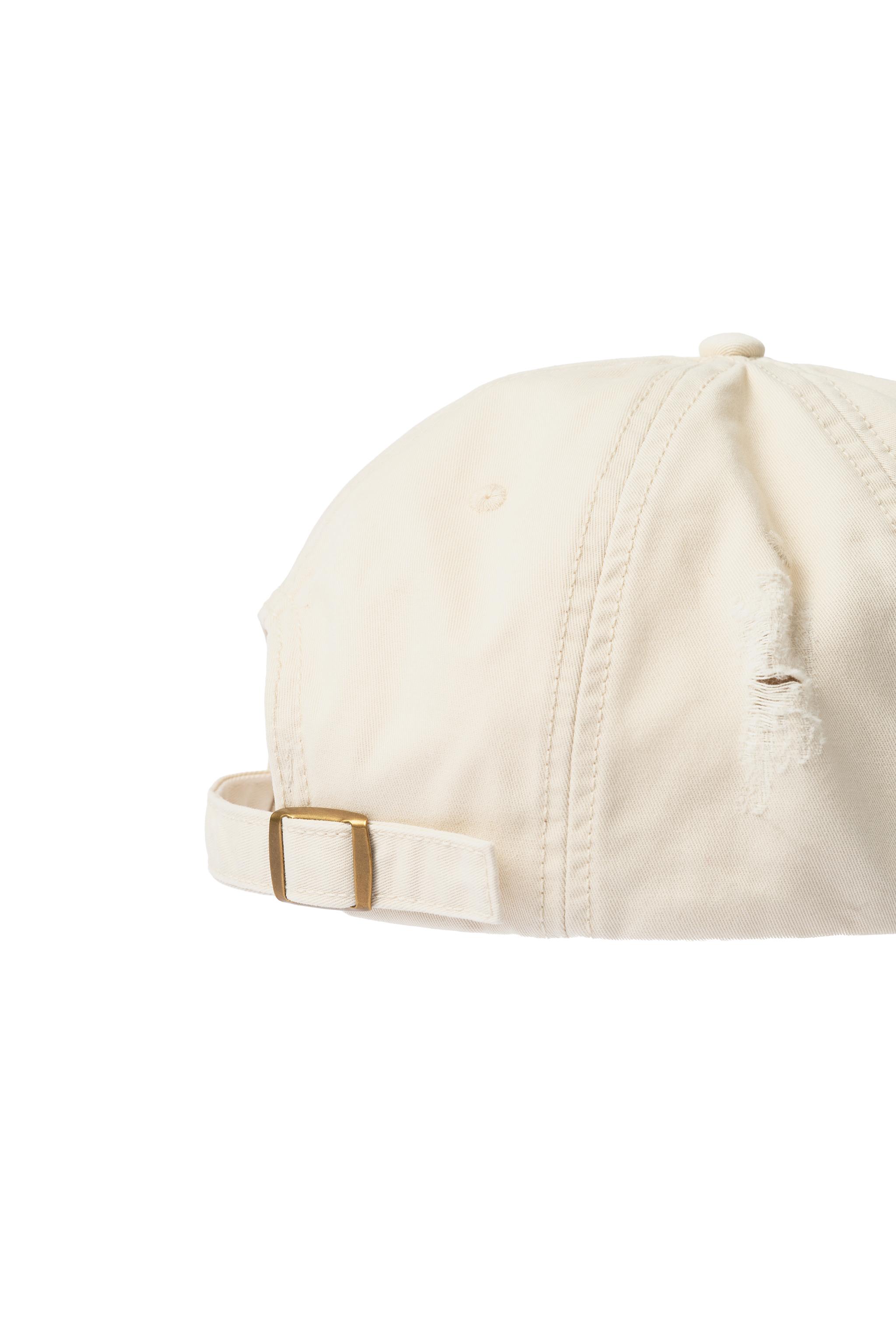 WASHED RIPPED CAP - Brown | ZARA United States