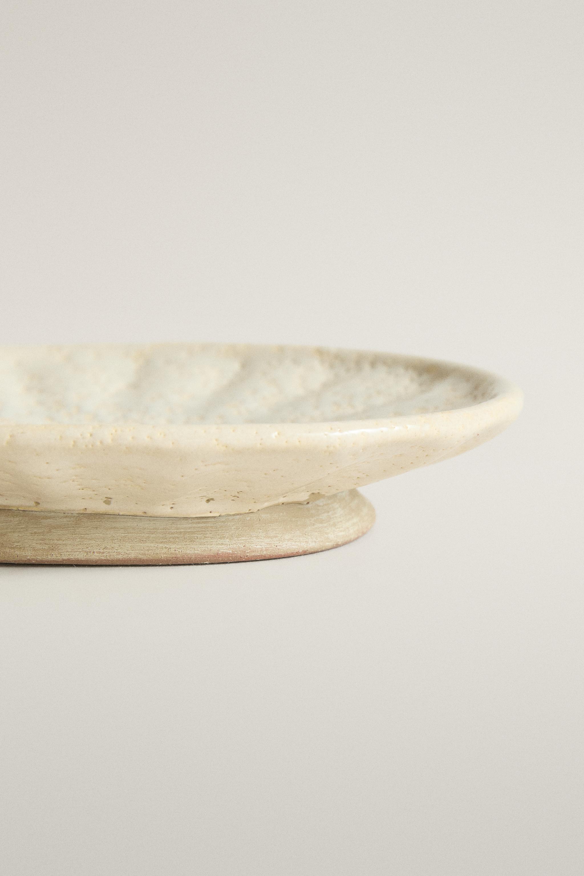 RUSTIC CERAMIC SOAP DISH