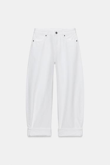 JEAN ZW COLLECTION BALLOON TAILLE NORMALE - Blanc de Zara - Image 3