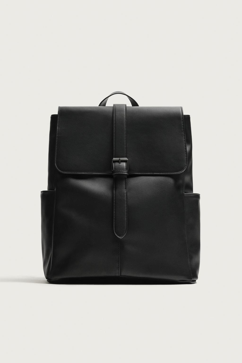 BACKPACK WITH BELT DETAIL