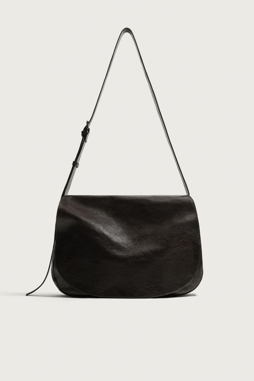 Leather Shoulder Bag — Men's