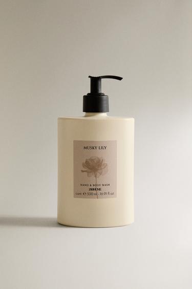 (500 ML) SAVON LIQUIDE POUR LES MAINS MUSKY LILY - Prune foncé de Zara - Image 0