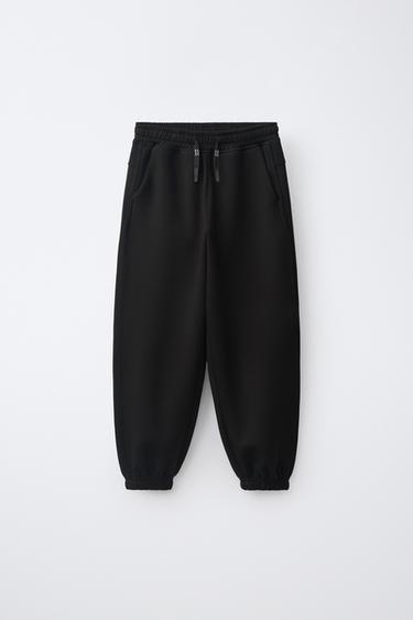 SPORTY JOGGER PANTS — Black 1