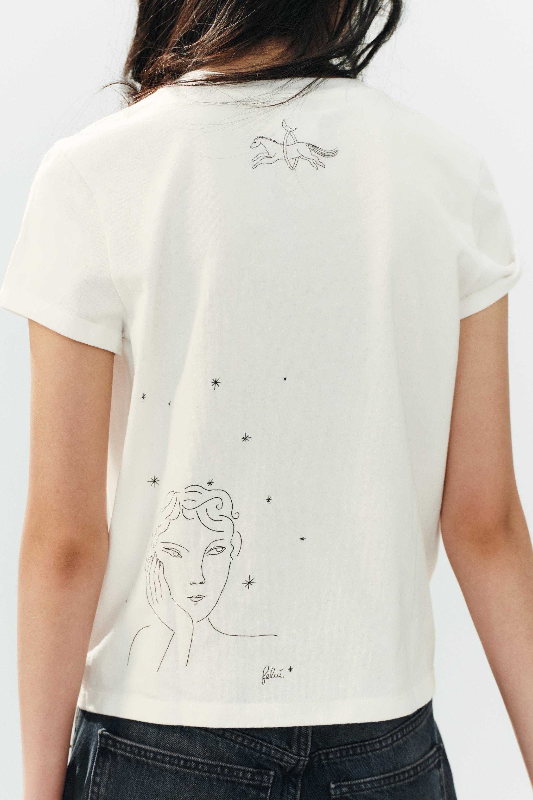 CAMISETA BORDADO ISABELLE FELIU