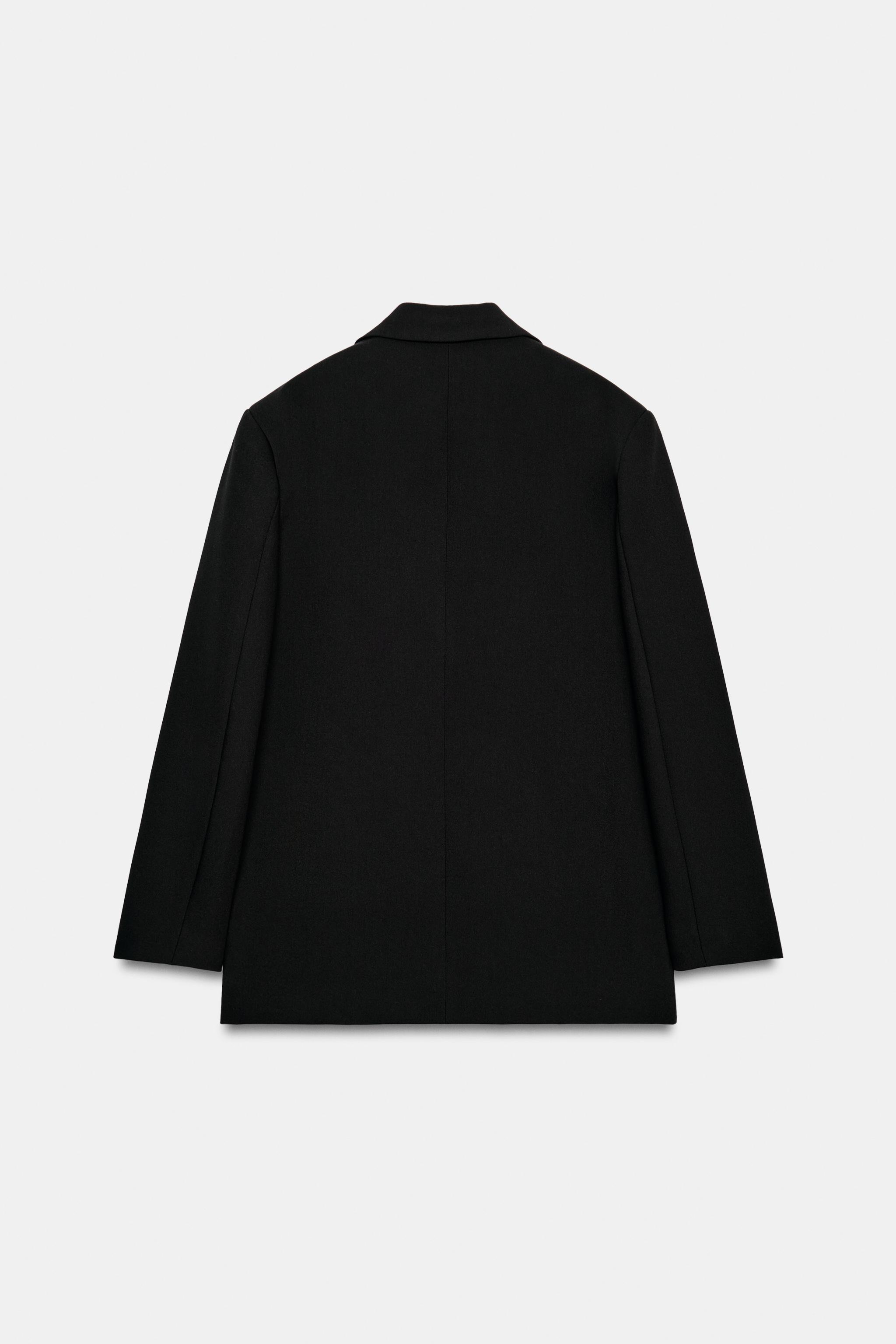 Женские пиджаки Zara OVERSIZED DOUBLE-BREASTED BLAZER — фото 2