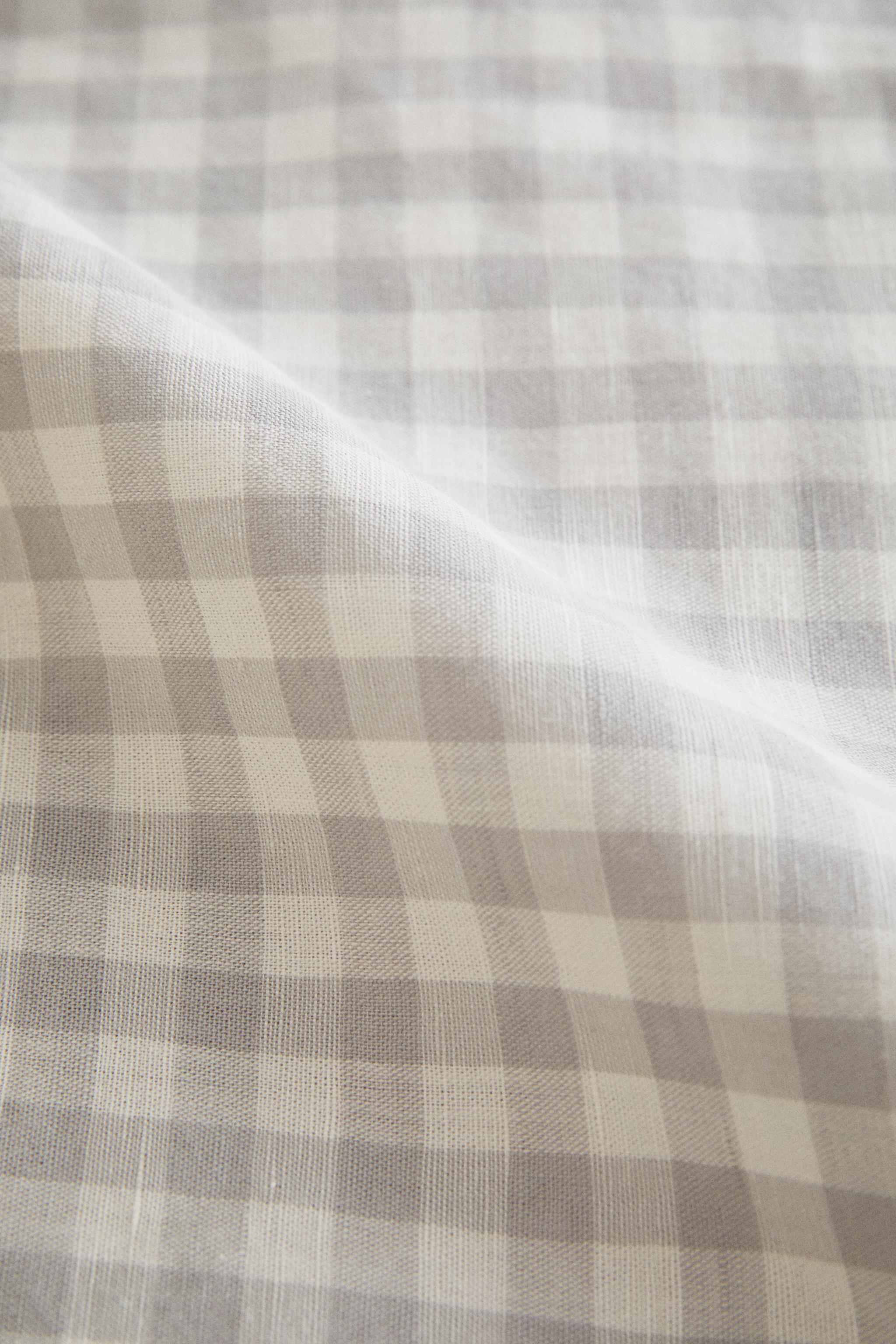 CHILDREN’S GINGHAM FITTED SHEET