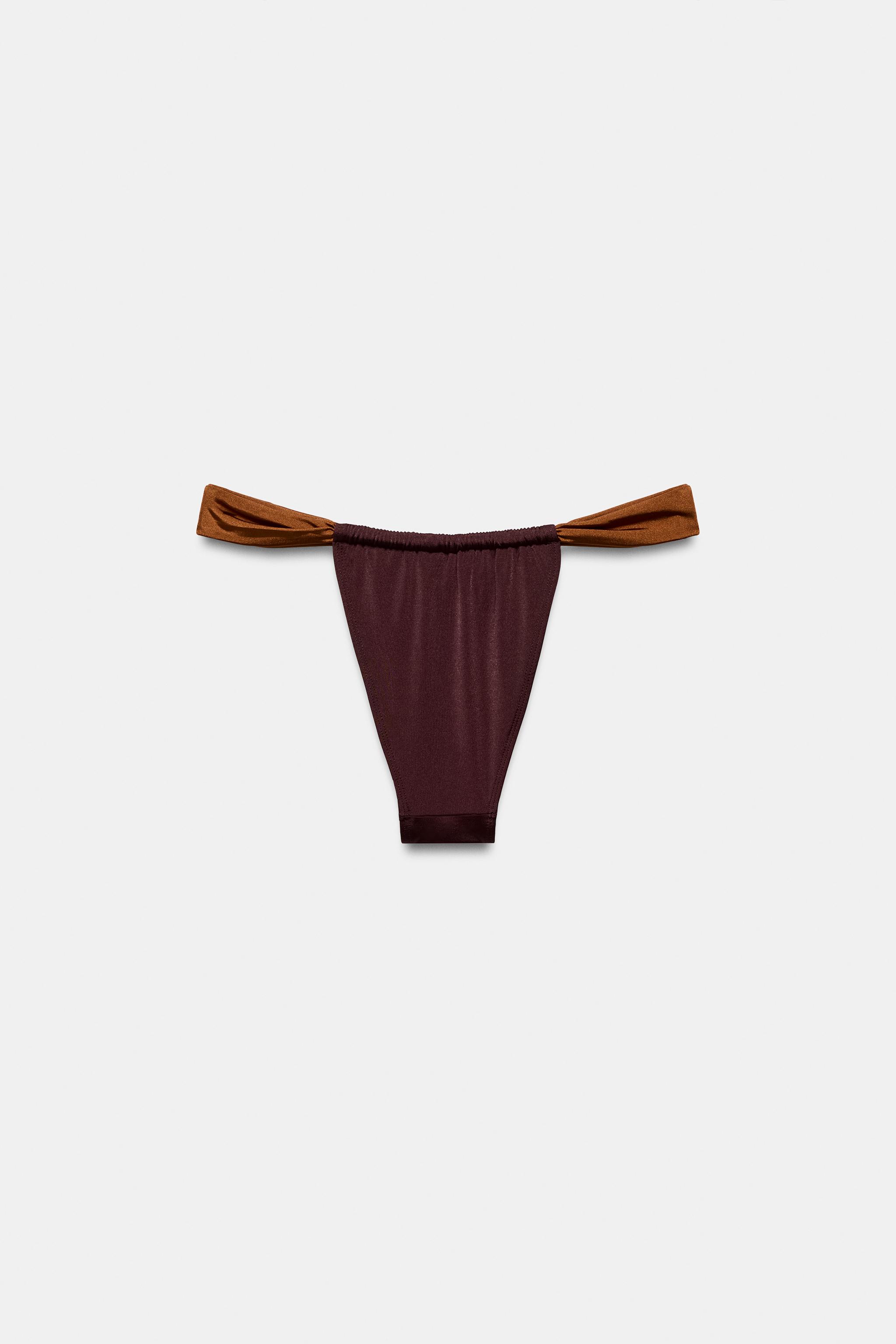 BAS DE BIKINI DRAPÉ BIMATIÈRE