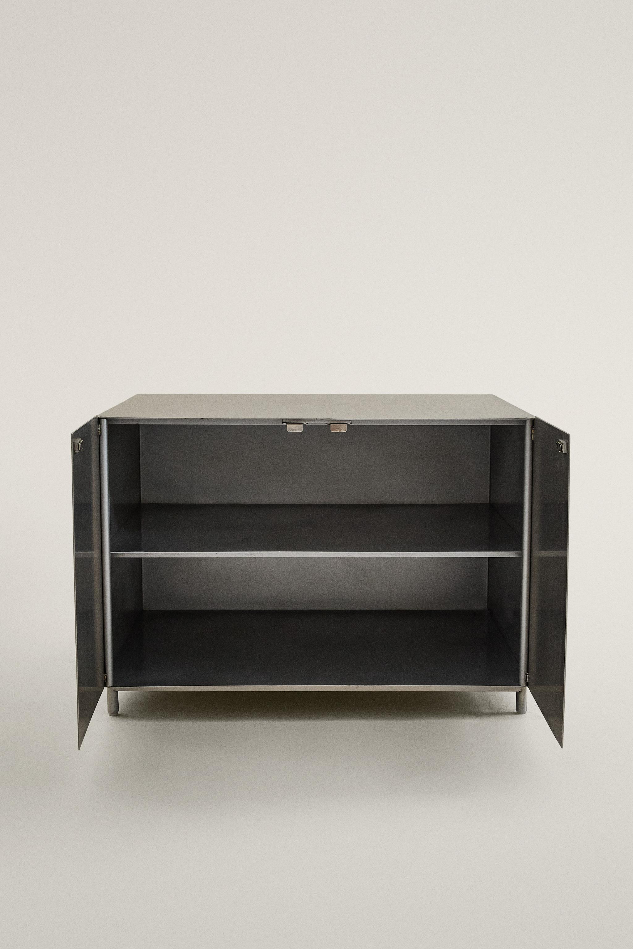 STEEL BEDSIDE TABLE