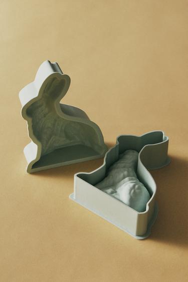 ENSEMBLE MOULE PÂTISSERIE LAPIN (LOT DE 2) - Bleu de Zara