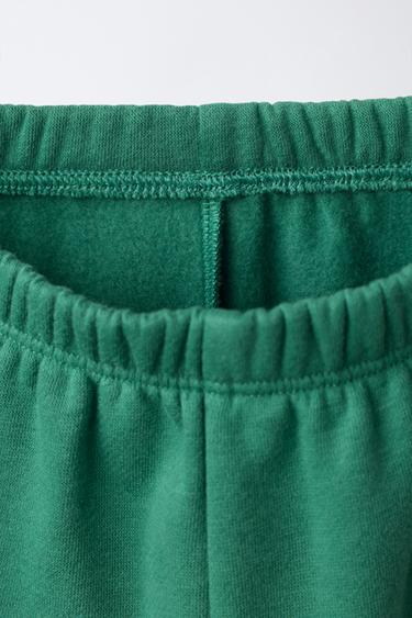 BASIC SWEATSHIRT AND JOGGER TROUSERS SET - Green by Zara - Image 5