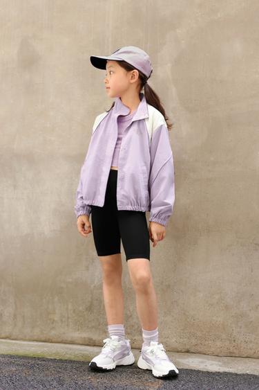 RAINCOAT WITH CONTRAST TRIM DETAIL - Mauve by Zara - Image 0