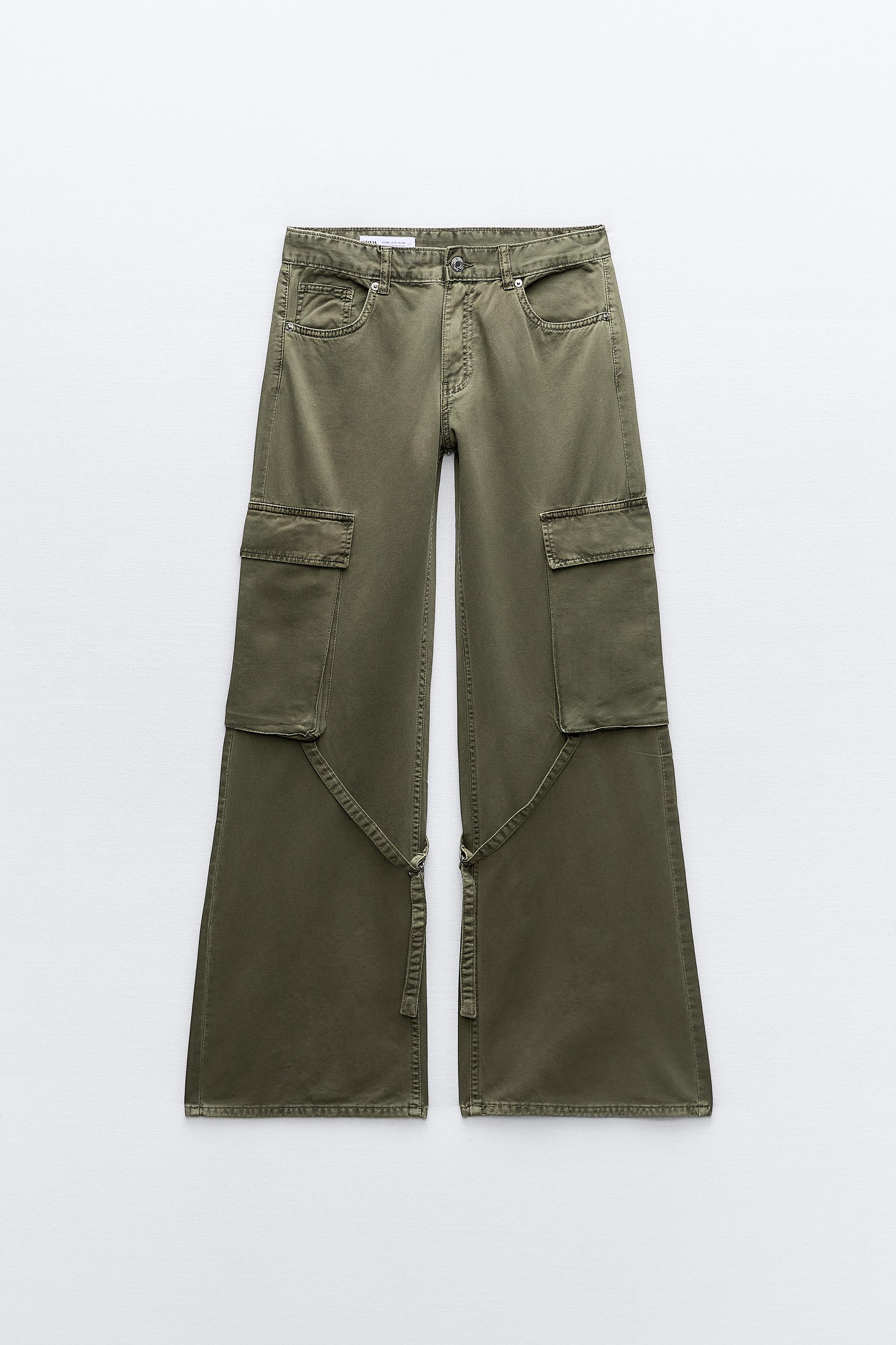 Shop ZARA 2023-24FW MID RISE CARGO PANTS (5520/241) by MarcaBonito
