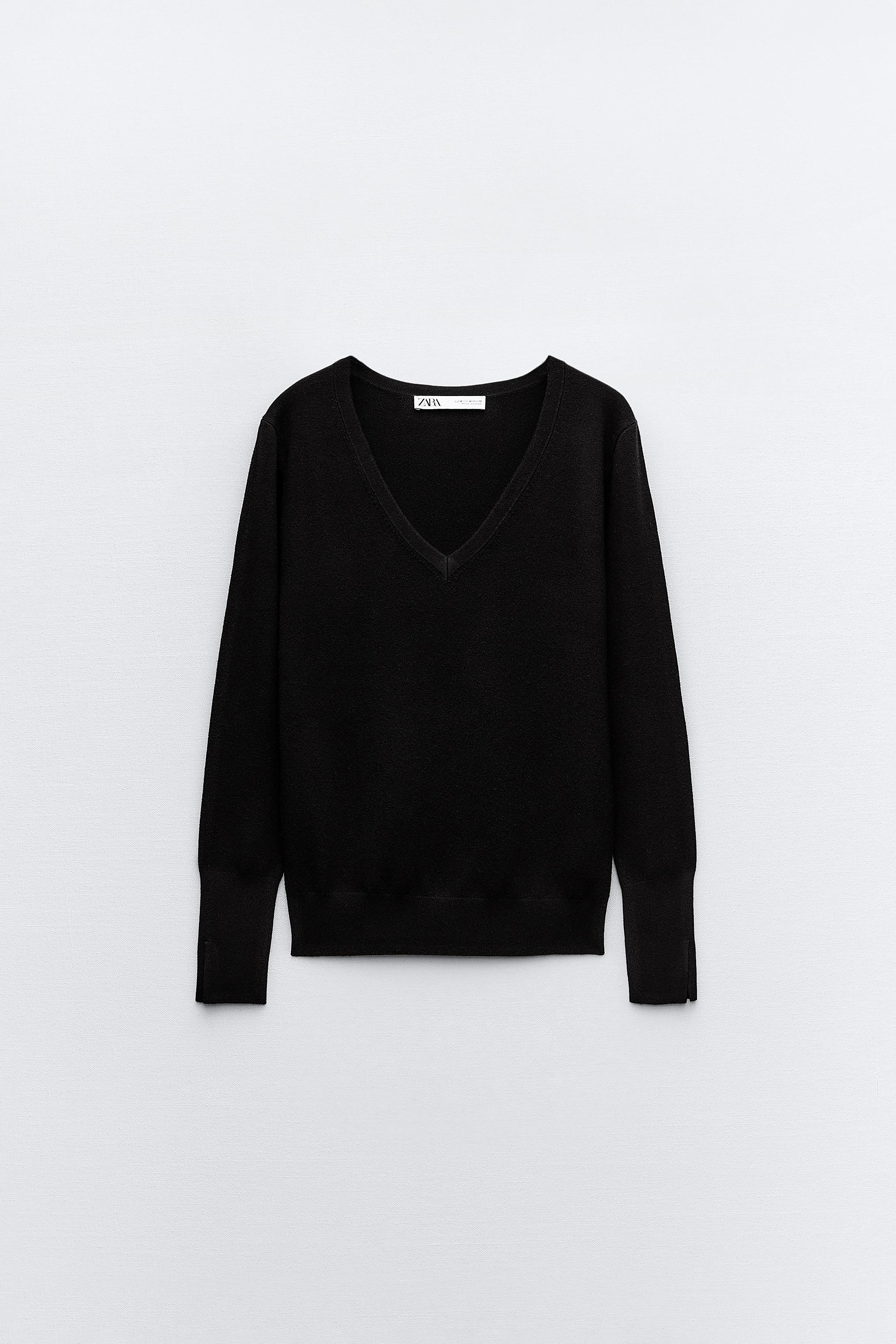 Zara black outlet sweater