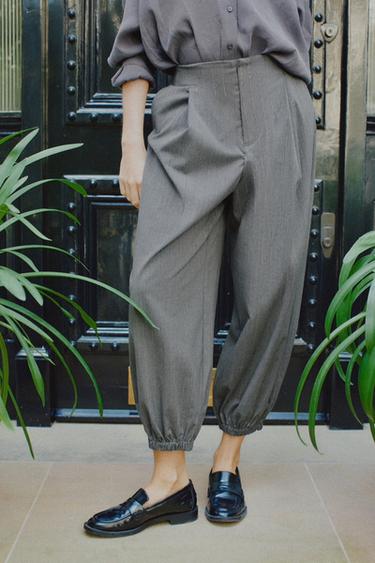 JOGGER TROUSERS - Dark grey by Zara