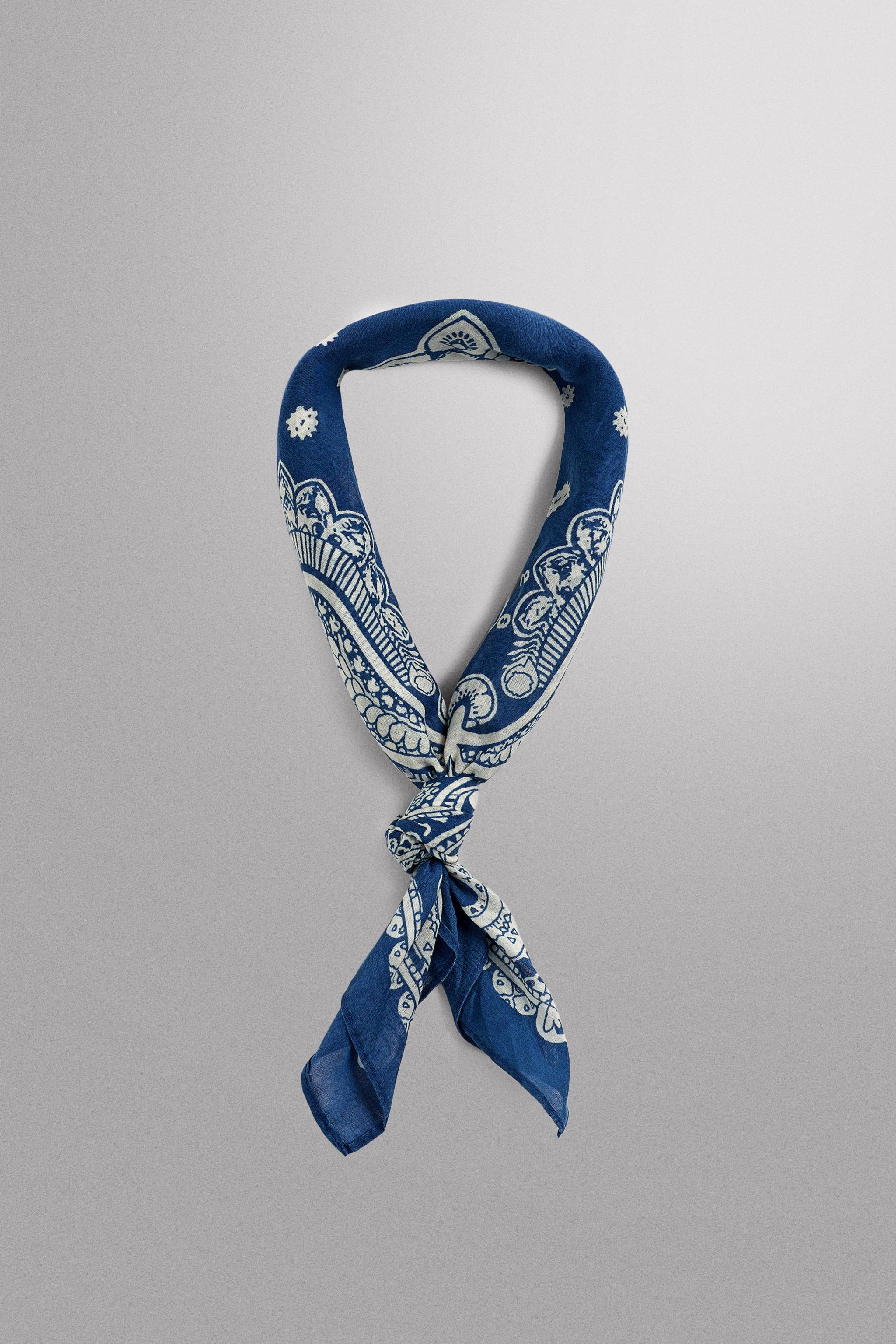 PAISLEY PRINT BANDANA - Black | ZARA United States