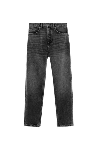 STRAIGHT ANKLE FIT JEANS - Black by Zara