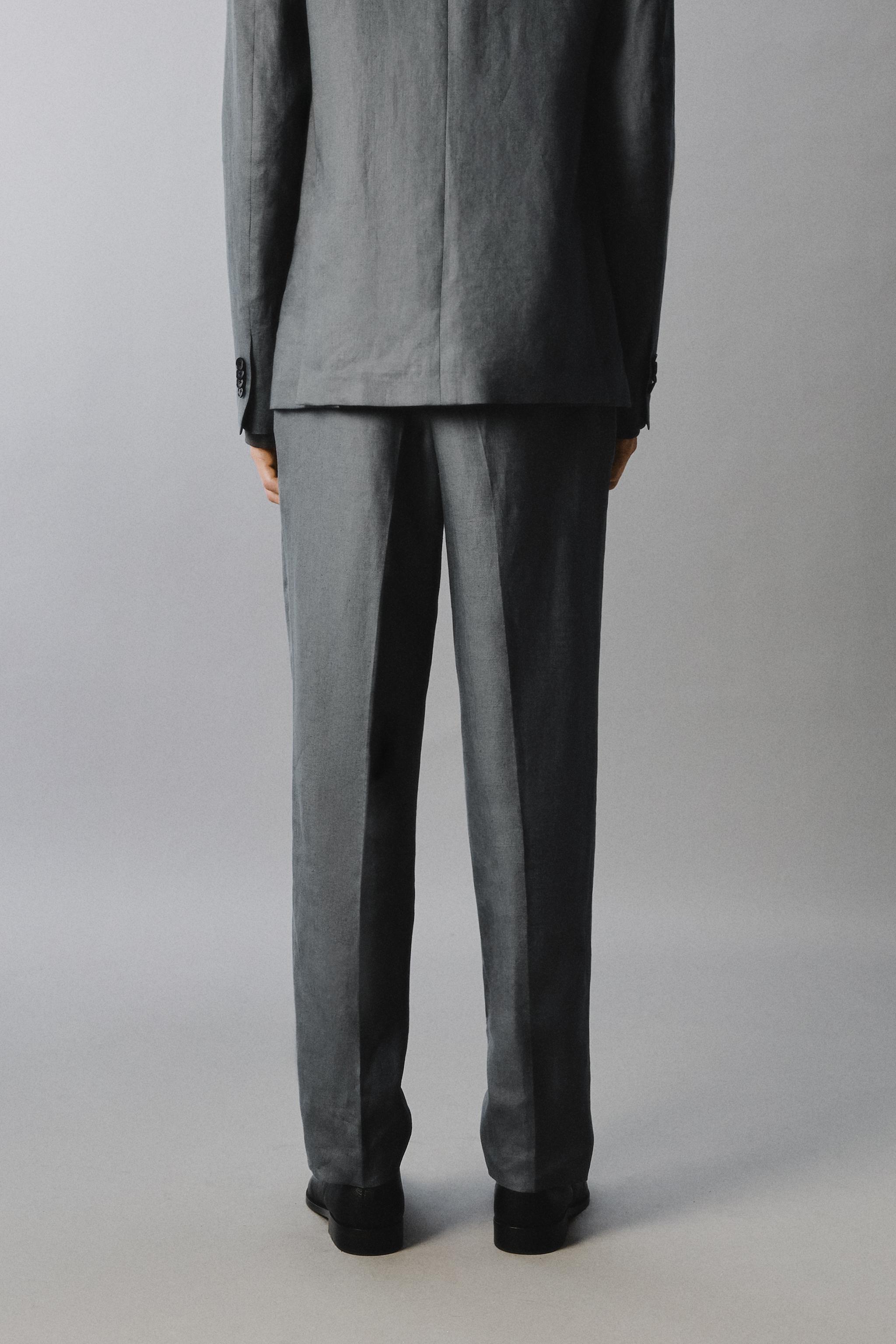 100% LINEN SUIT PANTS