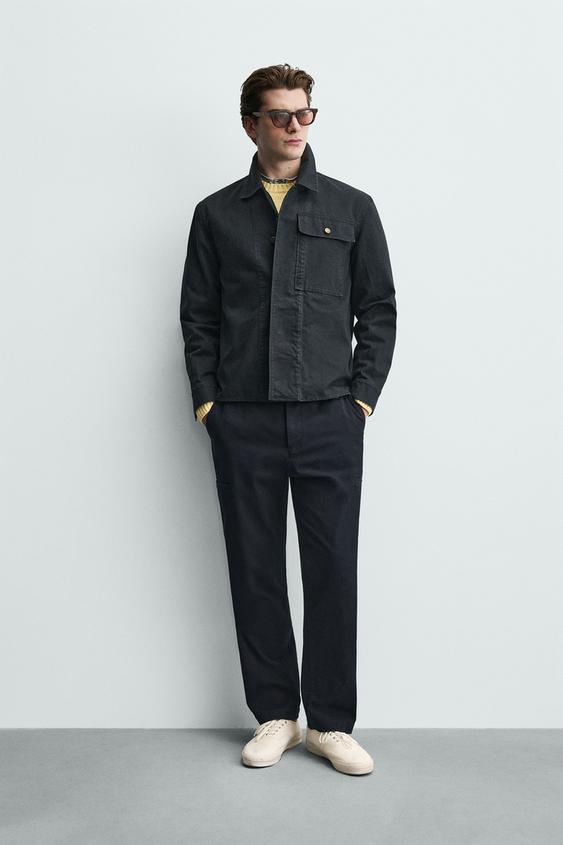 STRAIGHT FIT CARGO PANTS