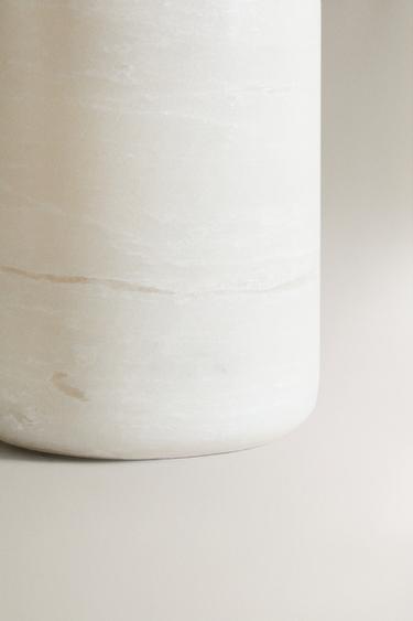 WHITE MARBLE SOAP DISPENSER - white by Zara - Image 2