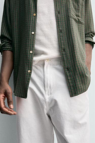 PANTALON FLUIDE STRAIGHT FIT - Blanc de Zara - Image 5