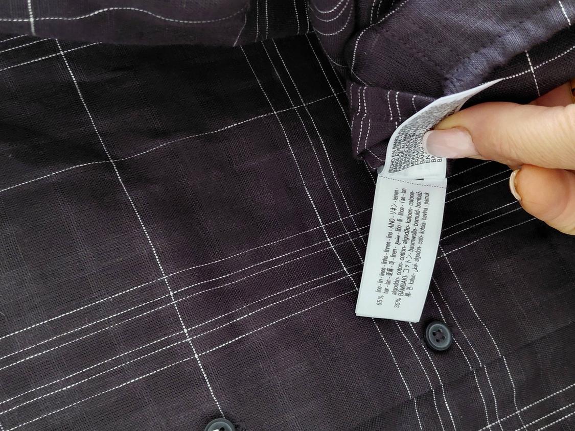 CHECK LINEN/COTTON SHIRT - Image 5
