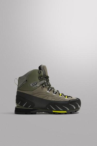 RECCO® WATERPROOF HIKING BOOTS - Green by Zara